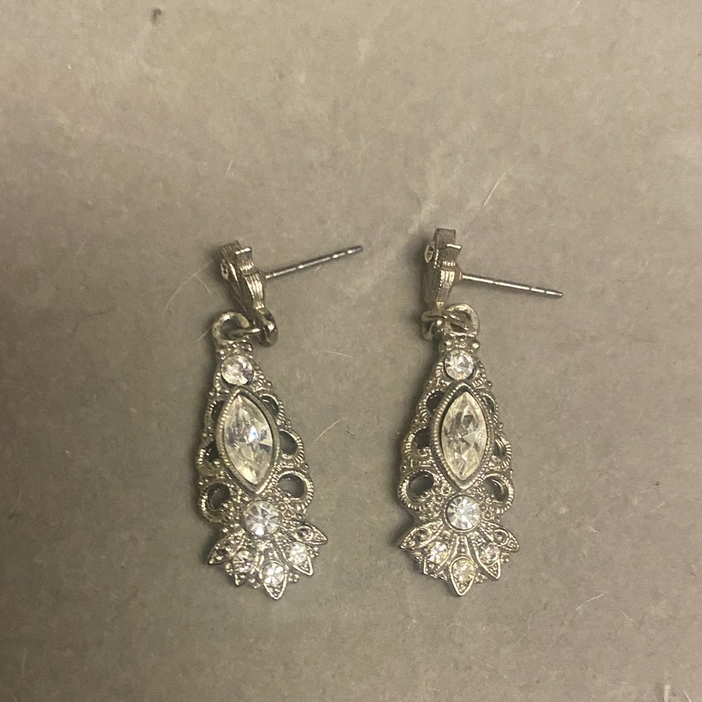Elegant Silver Dangle Earrings